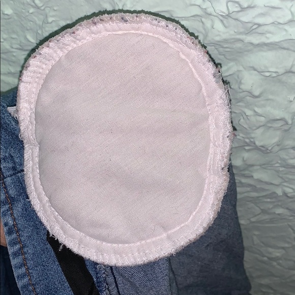 Vintage 90s Witchy Denim and Black Velvet Dress - Picture 7 of 7